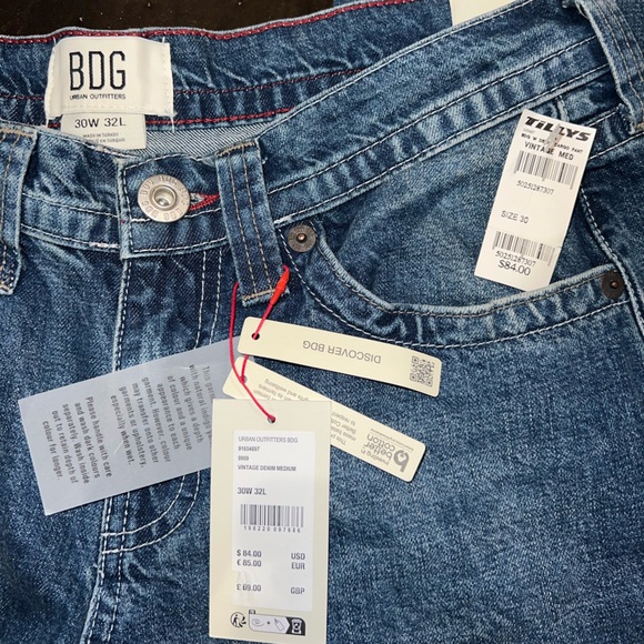 BDG Low Rise Baggy Denim Pants - Picture 1 of 4